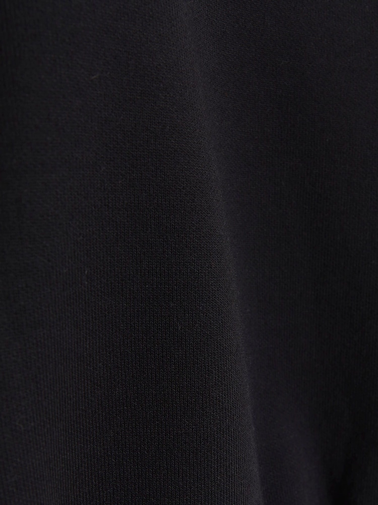 River Island Black Girls Taped 100% Cotton Hoodie and Joggers Set - Image 4 of 4