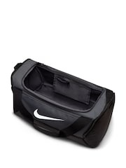 Nike Black/chrome Small Brasilia 9.5 Training Duffel Bag (41L) - Image 5 of 7