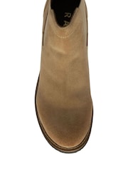 Ravel Sand Leather Cleated Sole Ankle Boots - Image 4 of 4