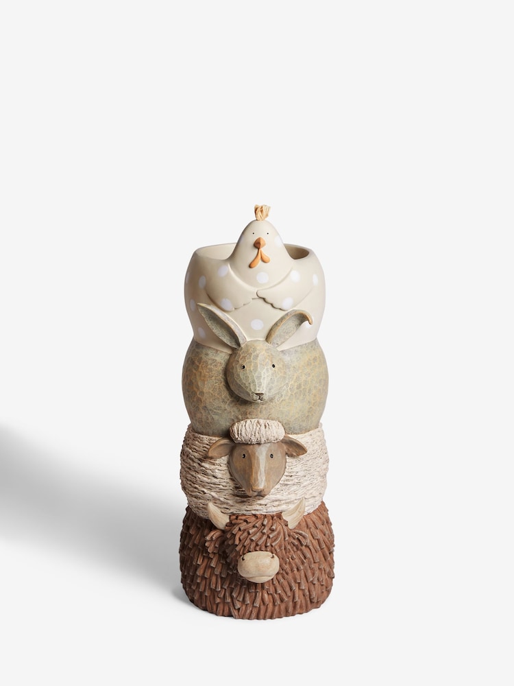 Natural XL Country Animals Umbrella Stand - Image 2 of 3