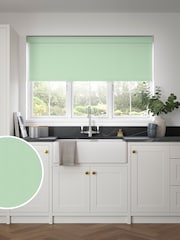 Sea Green Echo Made to Measure Blackout Roller Blind - Image 1 of 6