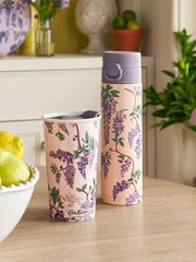 Cath Kidston Purple Wisteria Travel Mug & Flask Set - Image 1 of 4