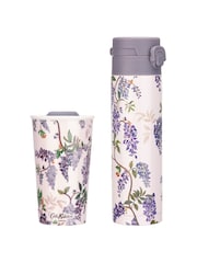 Cath Kidston Purple Wisteria Travel Mug & Flask Set - Image 2 of 4