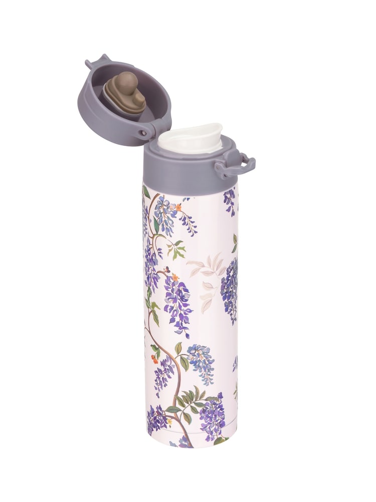 Cath Kidston Purple Wisteria Travel Mug & Flask Set - Image 4 of 4