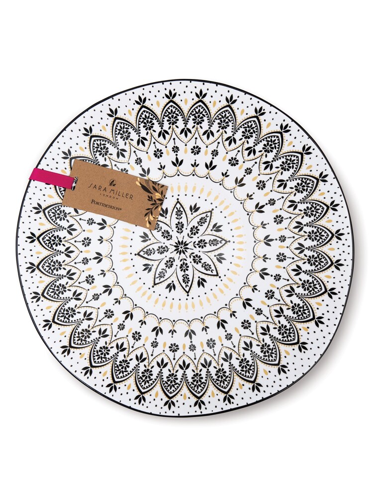 Sara Miller Artisanne Noir Medium Serving Bowl - Image 3 of 3