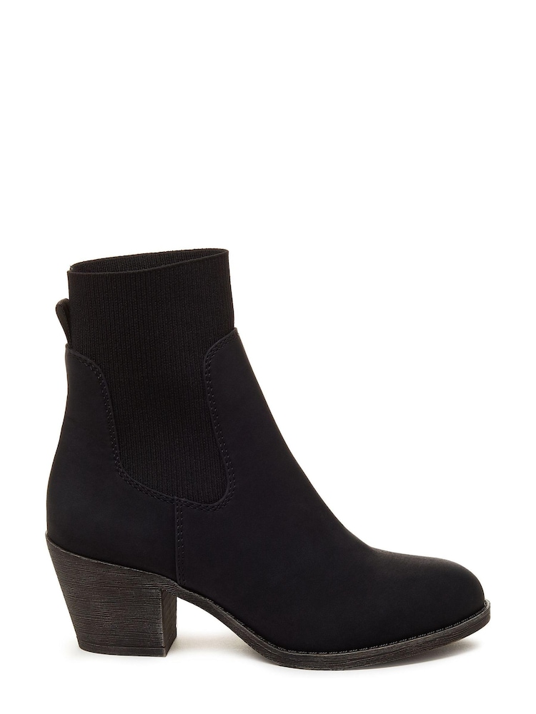 Rocket Dog Sanifer Berry Suede Black Western Boots - Image 1 of 7