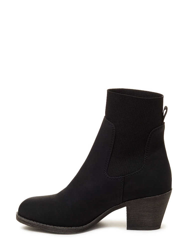 Rocket Dog Sanifer Berry Suede Black Western Boots - Image 2 of 7