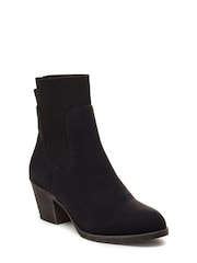 Rocket Dog Sanifer Berry Suede Black Western Boots - Image 3 of 7