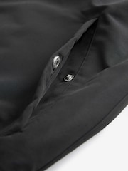 Black Shower Resistant Bomber Jacket - Image 12 of 12