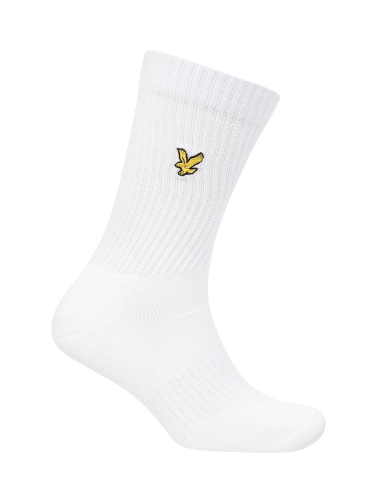 White Lyle & Scott Sport Socks 5 Pack - Image 2 of 3