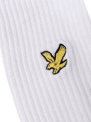 White Lyle & Scott Sport Socks 5 Pack - Image 3 of 3