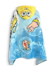 Vanilla Underground Blue SpongeBob SquarePants Poncho Towel - Image 2 of 6