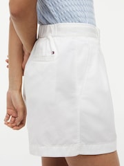 Tommy Hilfiger Natural Washed Flared Chino Shorts - Image 4 of 5