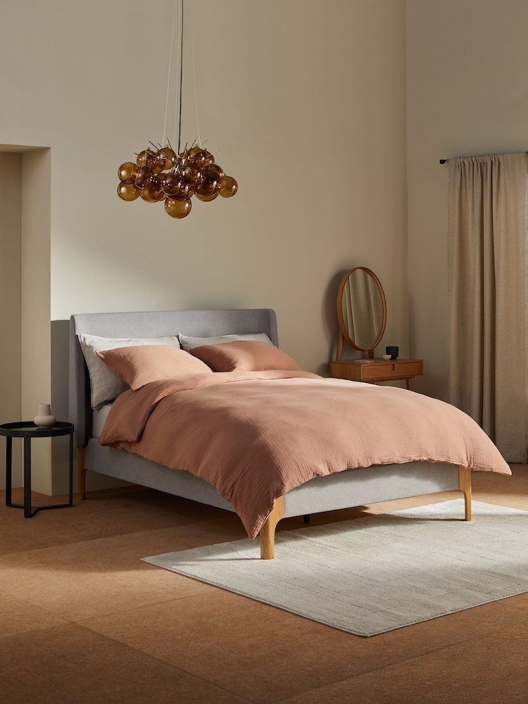 MADE.COM Cool Grey Bed Roscoe - Image 1 of 5