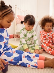 Multi Fruit Long Pyjamas 3 Pack (9mths-10yrs) - Image 4 of 17