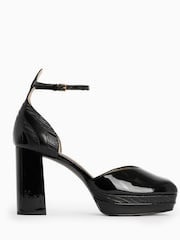 AllSaints Black Tiffany Platform Heels - Image 2 of 6