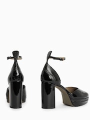 AllSaints Black Tiffany Platform Heels - Image 4 of 6