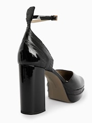 AllSaints Black Tiffany Platform Heels - Image 5 of 6