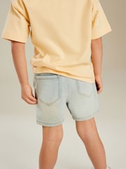 Bleach Jersey Denim Pull-On Shorts (3mths-7yrs) - Image 2 of 6