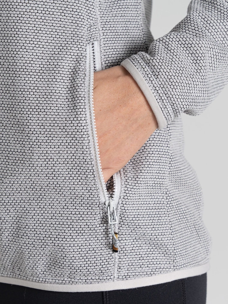 Craghoppers Grey Tarvos Hooded Fleece Jacket - Image 5 of 5