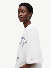 Tommy Hilfiger Natural Crest Relaxed Oversized T-Shirt - Image 3 of 7