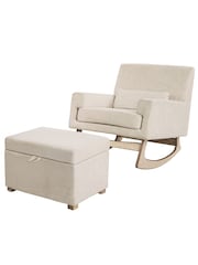 Gaia Baby Oatmeal Dove Serena Rocking Nursing Chair - Image 6 of 6