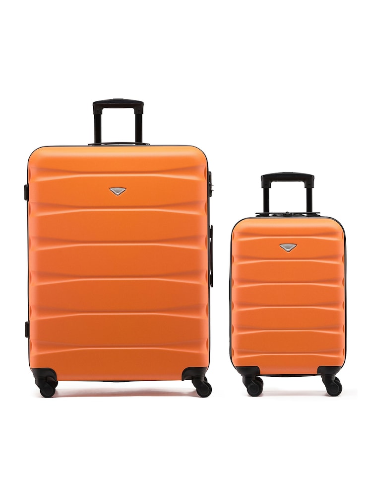 Set Of 2 Large Check-In & Small Carry-On Hardcase Travel Suitcase - Image 1 of 7