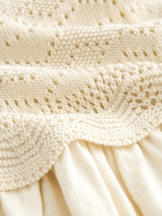 Ecru Crochet Vest Dress (3-12yrs) - Image 10 of 10
