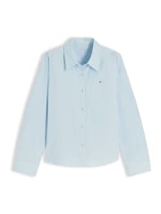 Tommy Hilfiger Blue Boxy Fit Poplin Shirt - Image 5 of 5