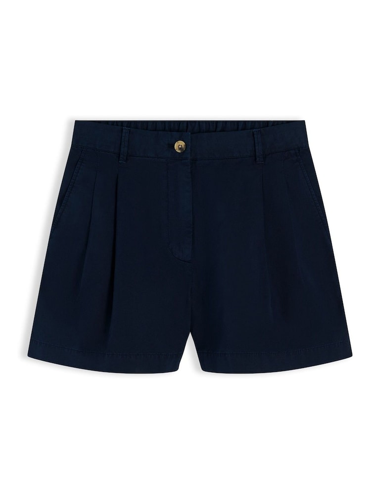 Tommy Hilfiger Blue Washed Flared Chino Shorts - Image 5 of 5 Tommy Hilfiger Blue Washed Flared Chino Shorts - Image 5 of 5