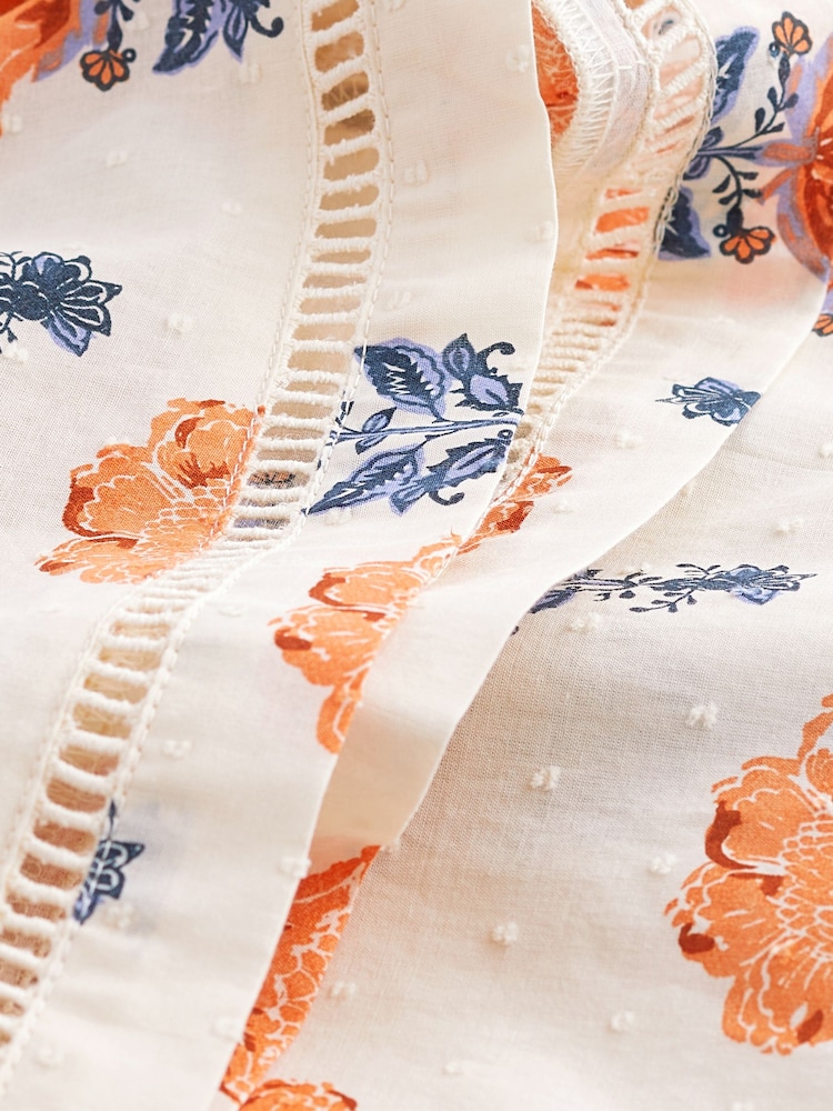 Cream Floral Cami Short Set - Image 9 of 9