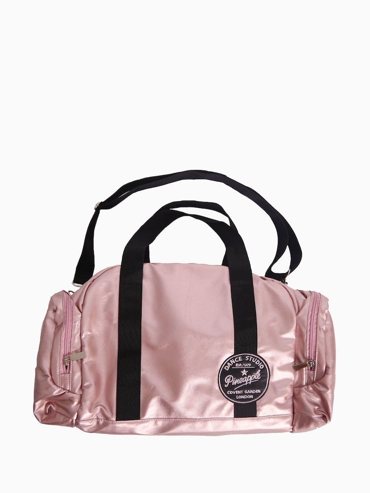 Buy Pineapple Rose Gold Pink Mini Holdall Dance Kit Bag from the