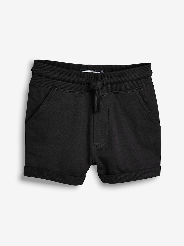 Black/Navy/Grey Jersey Shorts 3 Pack (3mths-7yrs) - Image 3 of 7