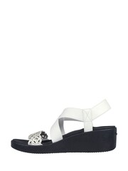 Skechers White Rumble on Glammed up Sandals - Image 3 of 5