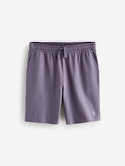 Lilac Purple 100% Cotton Lightweight Shorts - Image 7 of 11