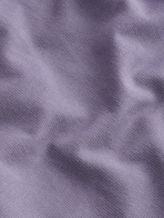 Lilac Purple 100% Cotton Lightweight Shorts - Image 8 of 11