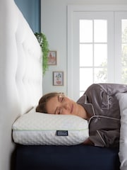 Snuggledown Bliss Extra Deep Bamboo White Viscose Pillow, Firm Support, 1 Pack - Image 1 of 4