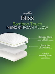 Snuggledown Bliss Extra Deep Bamboo White Viscose Pillow, Firm Support, 1 Pack - Image 3 of 4