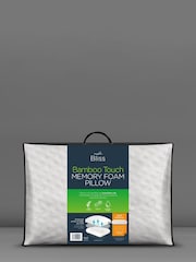 Snuggledown Bliss Extra Deep Bamboo White Viscose Pillow, Firm Support, 1 Pack - Image 4 of 4