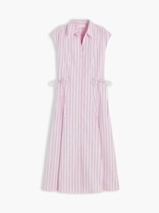 Rosa - Tommy Hilfiger Midi-Hemdkleid mit Bindedetail und Flügelärmeln - Bild 5 von 5