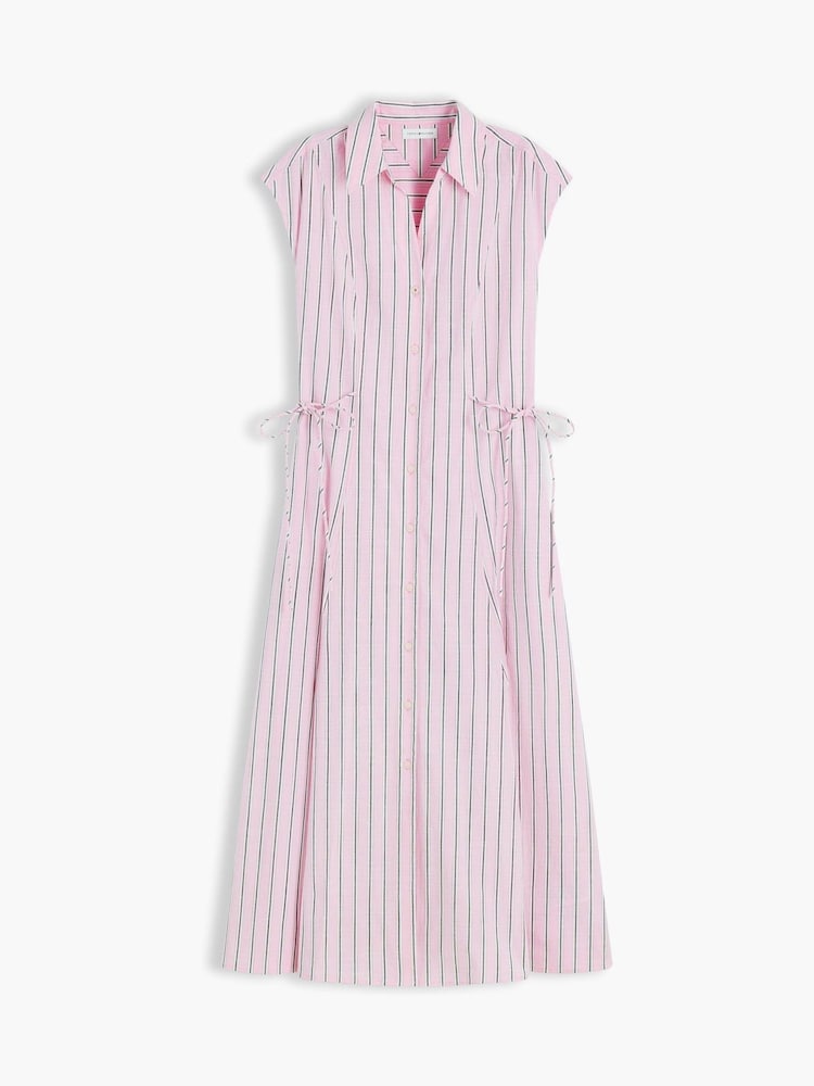 Rosa - Tommy Hilfiger Midi-Hemdkleid mit Bindedetail und Flügelärmeln - Bild 5 von 5