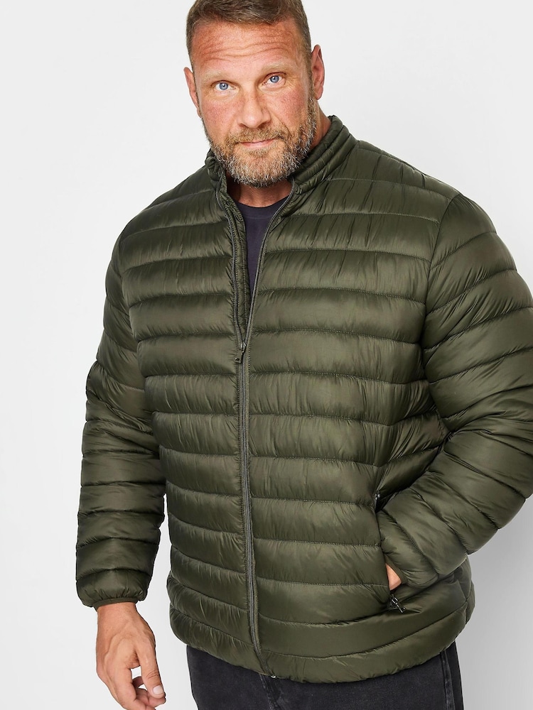 BadRhino Big & Tall Green Padded Collar Coat - Image 2 of 4