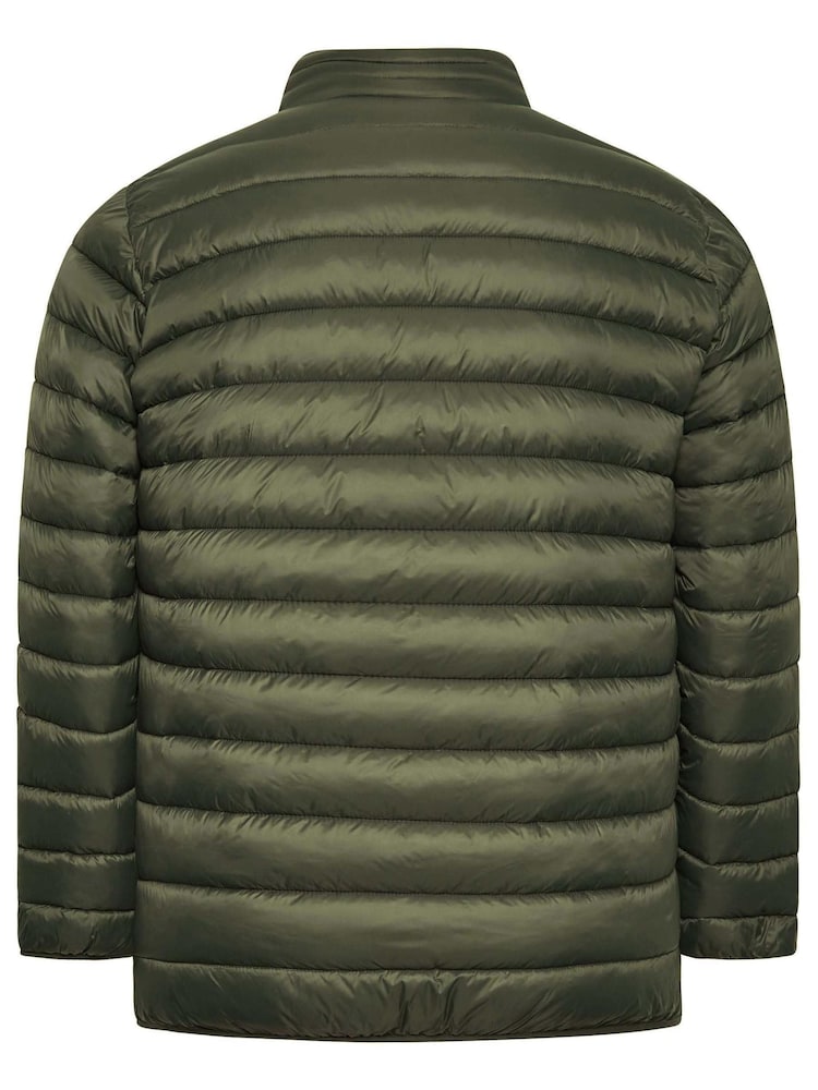 BadRhino Big & Tall Green Padded Collar Coat - Image 4 of 4