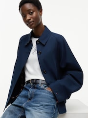 Tommy Hilfiger Blue Water Repellent Short Jacket - Image 2 of 5