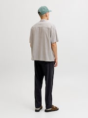 JACK & JONES Tapered Linen Blend Trousers - Bild 2 av 7