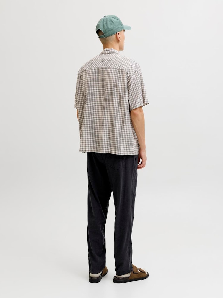 JACK & JONES Tapered Linen Blend Trousers - Bild 2 av 7