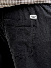 JACK & JONES Tapered Linen Blend Trousers - Bild 5 av 7