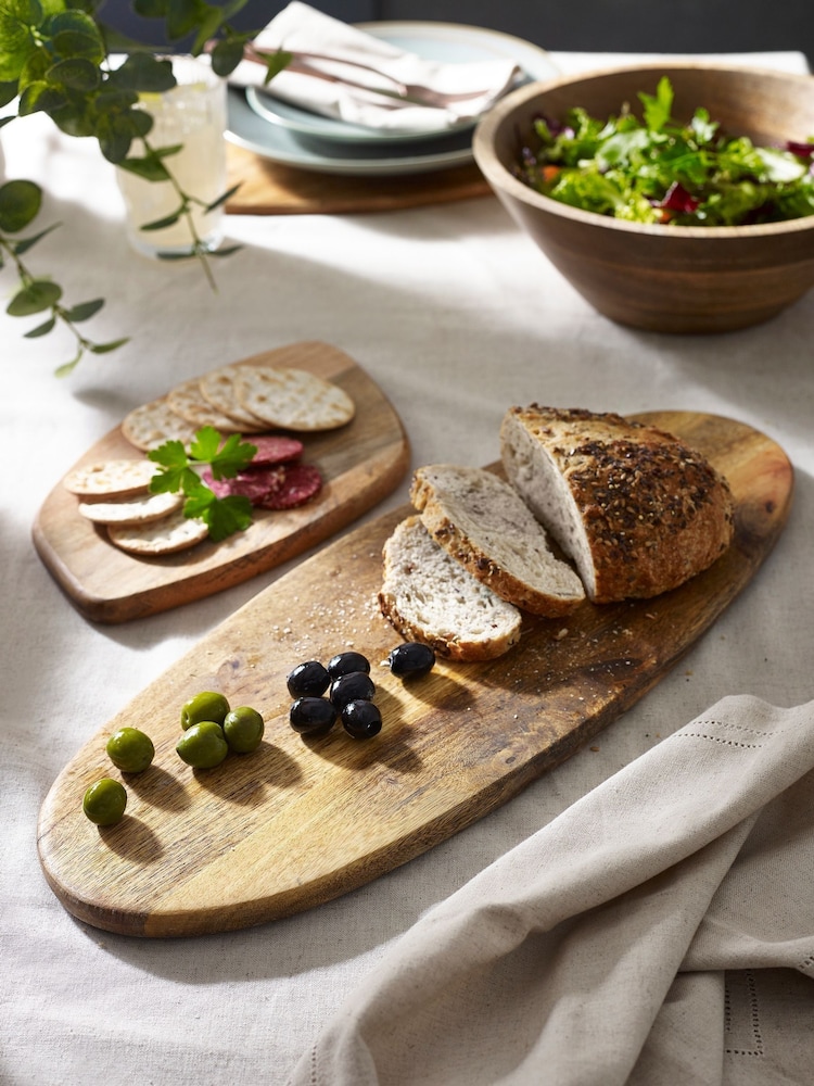 Natural Mango Wood Serve Board - Image 1 of 3
