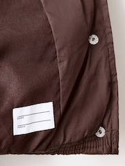 Mango Brown Quilted Hooded Puffer Coat - Image 6 of 6