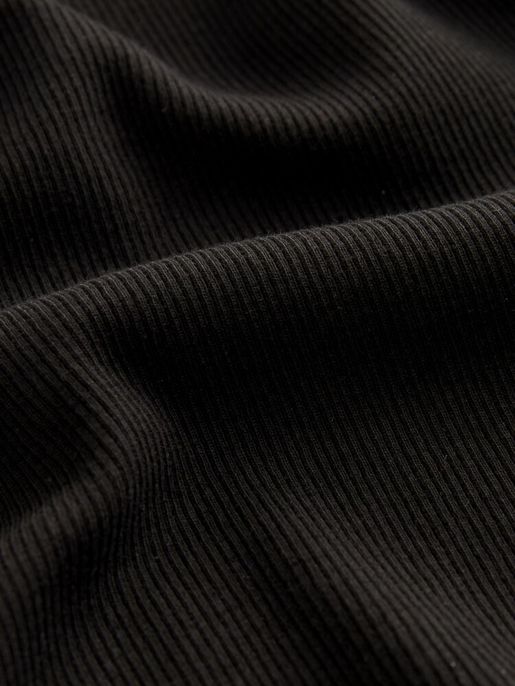 Black Boxy Rib Vest (3-16yrs) - Image 5 of 5